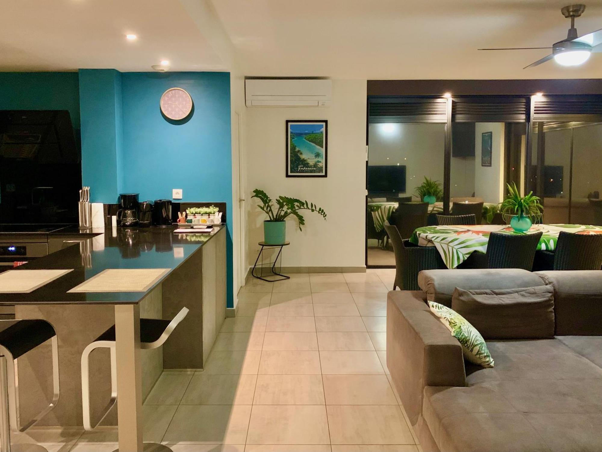 Kaili Ocean View Luxury 2Br Ac Throughout Fiber Wifi & Pool Apartment Papeete  Exterior photo